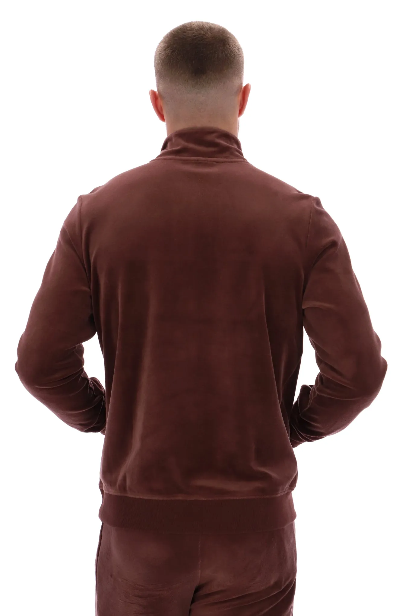 Duke Velour 1/4 Zip With Piping