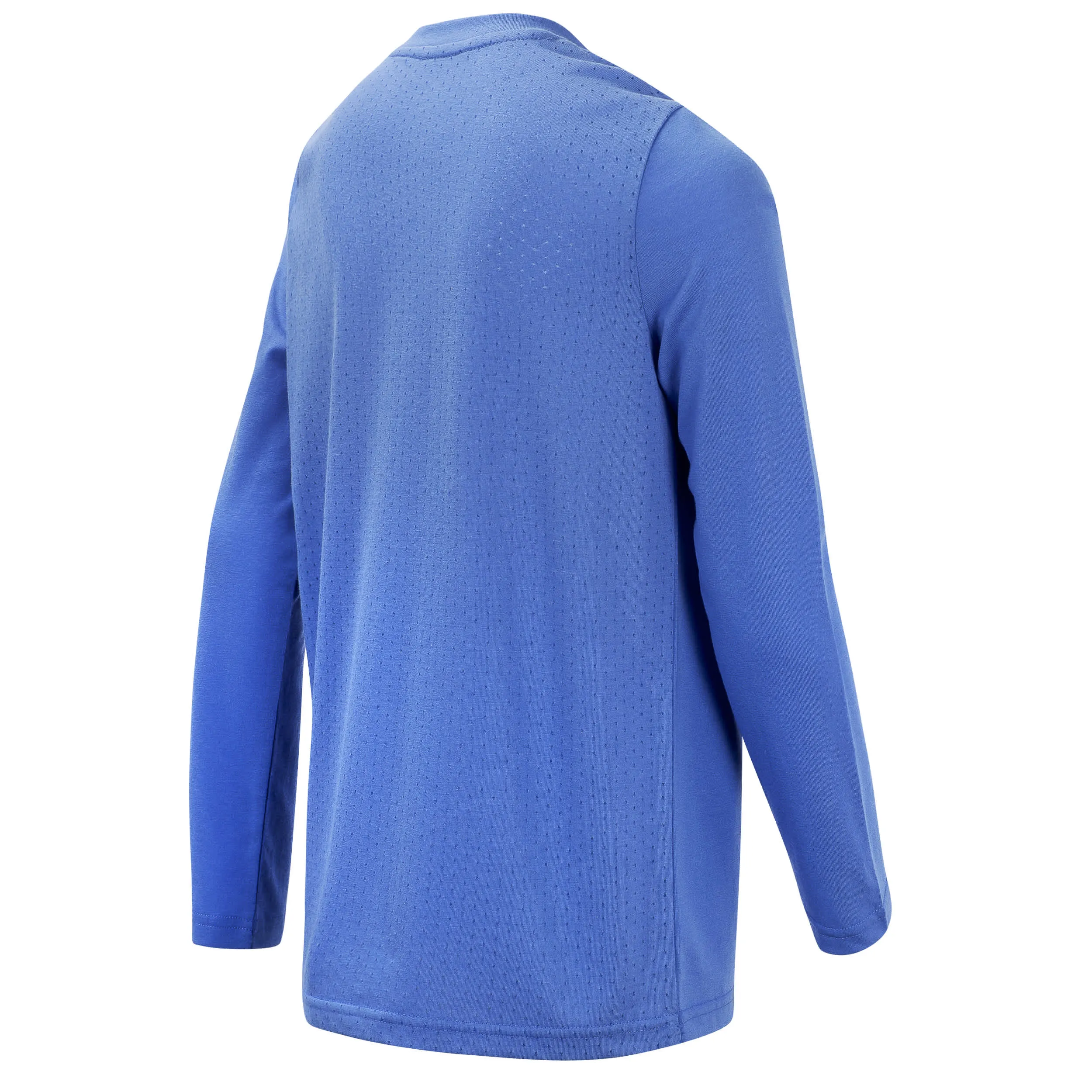New Balance Boys Lapis Blue Long Sleeve Tee