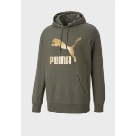 Puma Classics Logo Men Lifestyle Hoody Grape Leaf