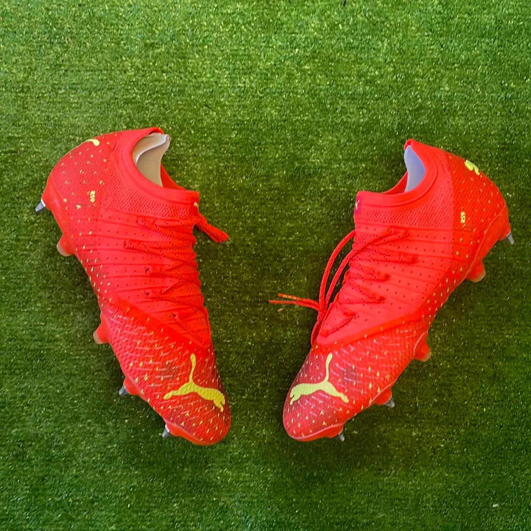 Puma Future Z 1.4 'Fiery Coral' MxSG Football Boots (Brand New) - Size UK 11